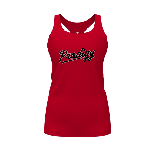 [CUS-DFW-RCBK-PER-RED-FYS-LOGO2] Decker Racerback Tank Top (Female Youth S, Red, Logo 2)