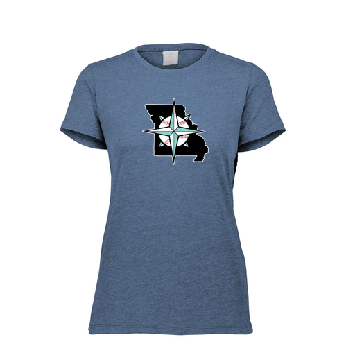 [3067.U22.XS-LOGO3] Ladies Ultra-blend T-Shirt (Female Adult XS, Navy, Logo 3)