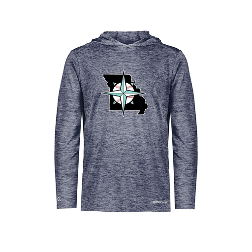 [FOLHCGNV-AS-LOGO3] Men's Charge Hoodie (Adult S, Navy, Logo 3)