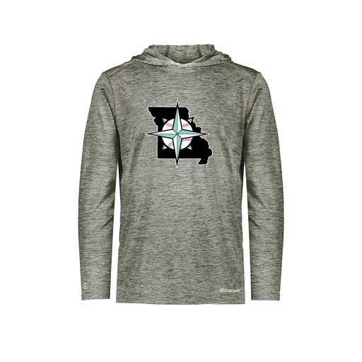 [FOLHCGGY-AS-LOGO3] Decker Men's Charge Hoodie (Adult S, Gray, Logo 3)