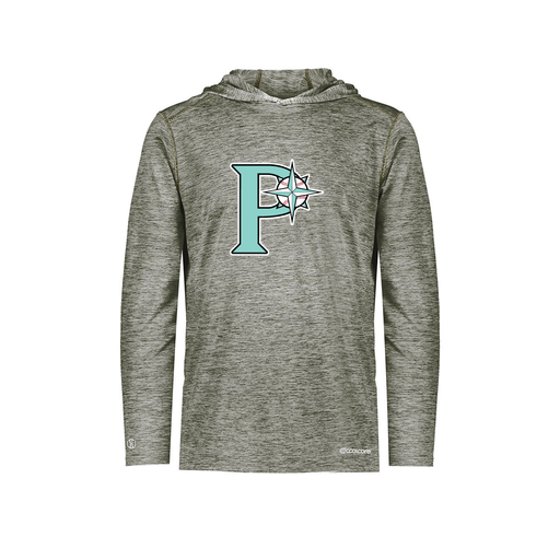 [FOLHCGGY-YS-LOGO1] Youth Charge Hoodie (Youth S, Gray, Logo 1)