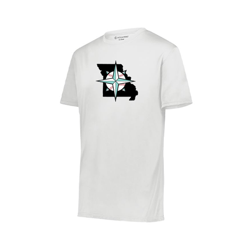 [222818.005.S-LOGO3] Men's Movement Dri Fit Shirt (Adult S, White, Logo 3)