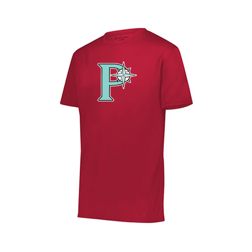 [222818.083.S-LOGO1] Men's Movement Dri Fit Shirt (Adult S, Red, Logo 1)