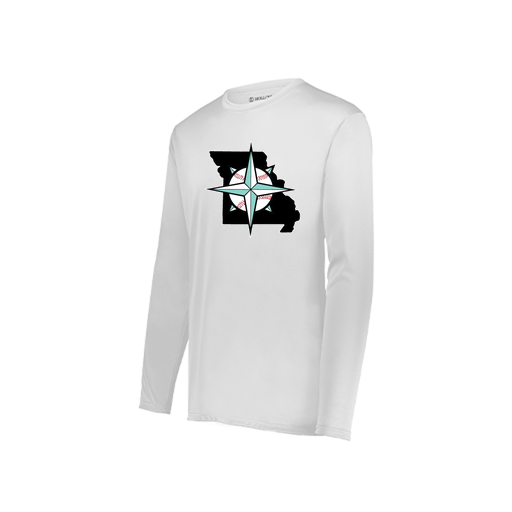 [222822.005.XS-LOGO3] Men's LS Smooth Sport Shirt (Adult XS, White, Logo 3)