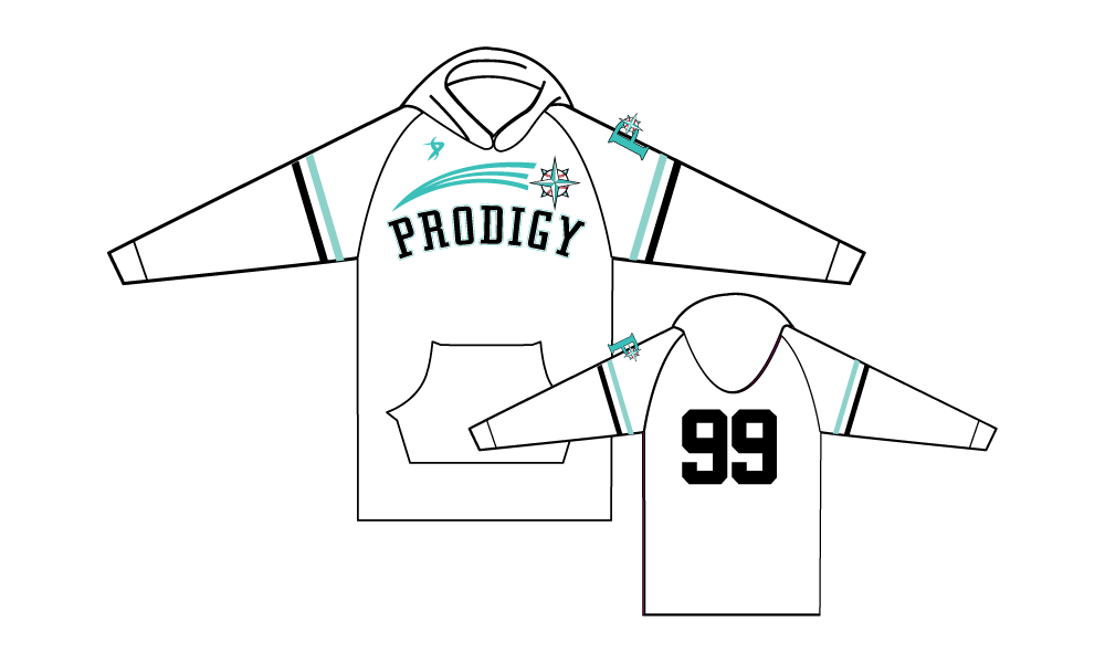 KC Prodigy - Shrick - White Hoodie